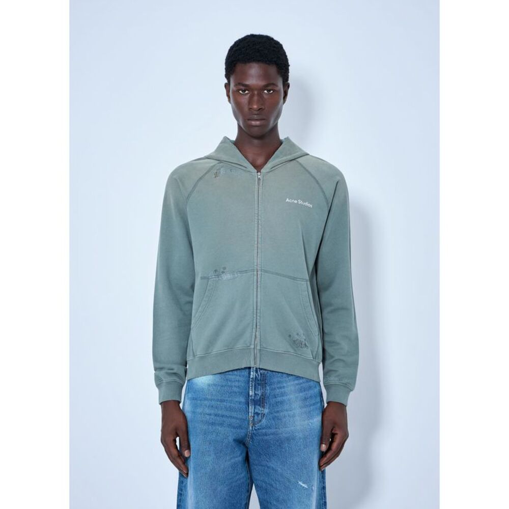 Acne Studios Men Mended Fleece Hoodie